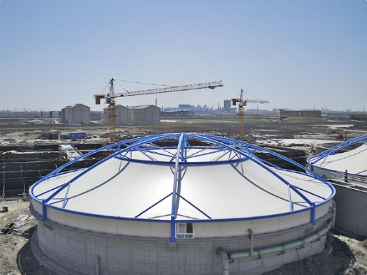 衡水市污水池加盖膜结构景观 - 价格